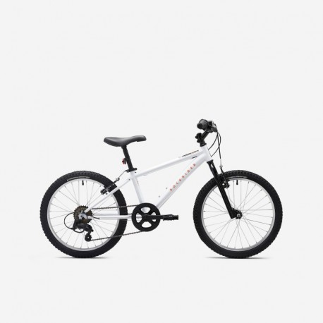 MTB bambino ROCKRIDER ST 120 20'' 6-9 anni Bianco/Arancione 