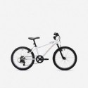 MTB bambino ROCKRIDER ST 120 20'' 6-9 anni Bianco/Arancione 