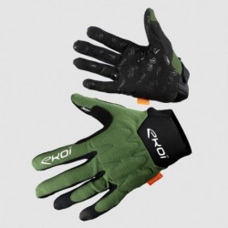 Guanti MTB EKOI Protect D3O Verdi