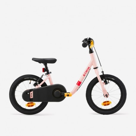 Bici Bambino  BTWIN Discover 500 14'' 3-5 anni Rosa