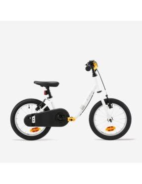 Bici Bambino BTWIN Discover 100 14'' 3-5 anni Bianca 