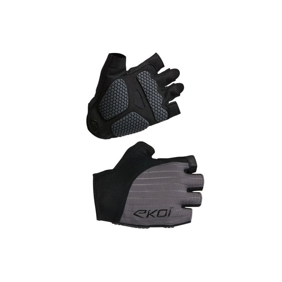 Guanti Ciclismo EKOI Perf Grip Grigio