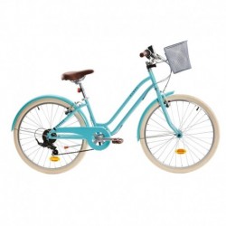 Bici Bambino ELOPS 500 24'' 9-12 anni Azzurra